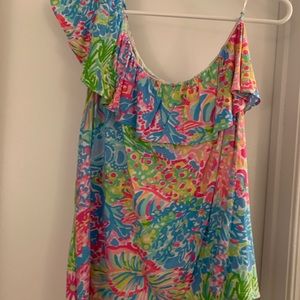 Neveah one shoulder top by Lilly Pulitzer